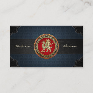 [154] Sacred Gold Griffin Visitenkarte