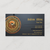 [154] Schatzkammer: Ägyptischer Sonnengott Ra Visitenkarte (Rückseite)