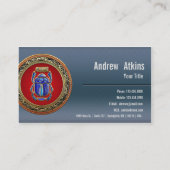 [154] Schatzkammer: Alter ägyptischer Skarabäus Visitenkarte (Rückseite)