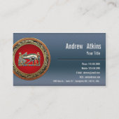 [154] Schatzkammer: Das Auge des Horus Visitenkarte (Rückseite)