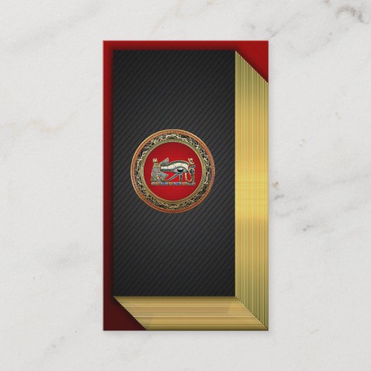 [154] Schatzkammer: Das Auge des Horus Visitenkarte (Vorderseite)