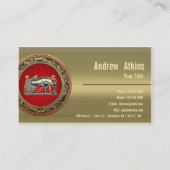 [154] Schatzkammer: Das Auge des Horus Visitenkarte (Rückseite)