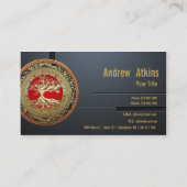 [154] Schatzkammer: Keltischer Baum des Lebens [Go Visitenkarte (Rückseite)