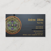 [154] Schatzkammer: Keltisches Kreuz Visitenkarte (Rückseite)