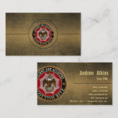 [154] Schottischer Rite Doppelkopfadler Visitenkarte (Vorne/Hinten)