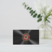 [154] Schottischer Rite Doppelkopfadler Visitenkarte (Stehend Vorderseite)