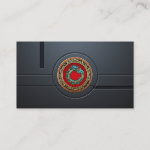 [154] Serpent God Quetzalcoatl [Jade] Visitenkarte
