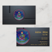 [154] Siegel der Verteidigungsagentur (DIA) Visitenkarte (Vorne/Hinten)