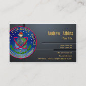 [154] Siegel der Verteidigungsagentur (DIA) Visitenkarte (Rückseite)