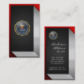 [154] Sonderausgabe FBI Visitenkarte (Vorne/Hinten)