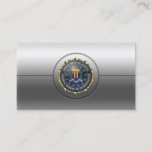 [154] Sonderausgabe FBI Visitenkarte (Vorderseite)