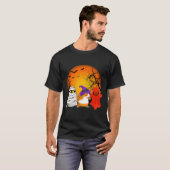 155 Guinea Pig Halloween Pumpkin T-Shirt (Vorne ganz)
