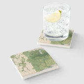 155 Mais/Morgen Steinuntersetzer (Seitenansicht)