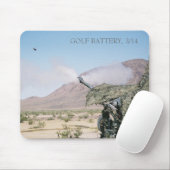155mm Haubitze, GOLF-BATTERIE, 3/14 Mousepad (Mit Mouse)