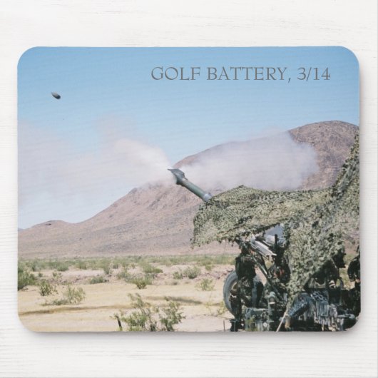 155mm Haubitze, GOLF-BATTERIE, 3/14 Mousepad (Vorne)
