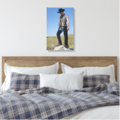15605-RA Cowboy Leinwanddruck (Insitu (Schlafzimmer))