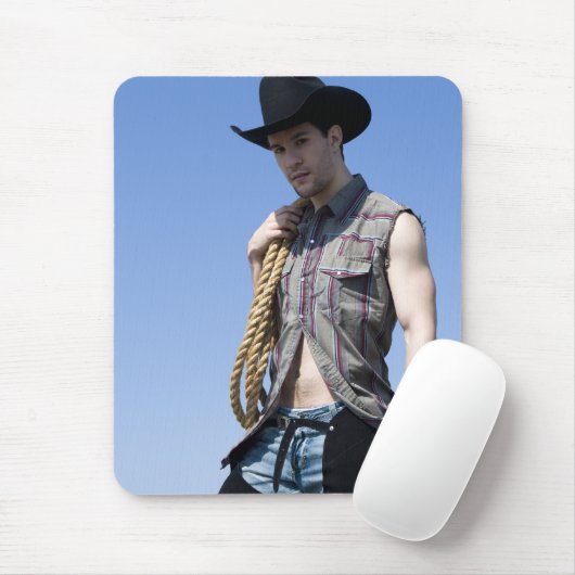 15608-RA Cowboy Mousepad (Mit Mouse)