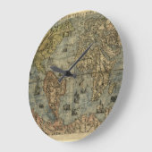 1565 Ferando Berteli (Fernando Bertelli) Weltkarte Große Wanduhr (Winkel)