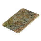1565 Ferando Berteli (Fernando Bertelli) Weltkarte Magnet (Linke Seite)