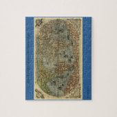 1565 Ferando Berteli (Fernando Bertelli) Weltkarte Puzzle (Vertikal)
