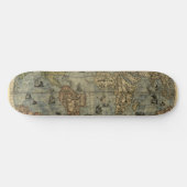 1565 Ferando Berteli (Fernando Bertelli) Weltkarte Skateboard (Horizontal)