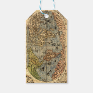 1565 Forlani Antike Weltkarte Vintage-Kartographie Geschenkanhänger