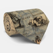 1565 Forlani AntiquevWeltkarte Renaissance Krawatte (Gerollt)