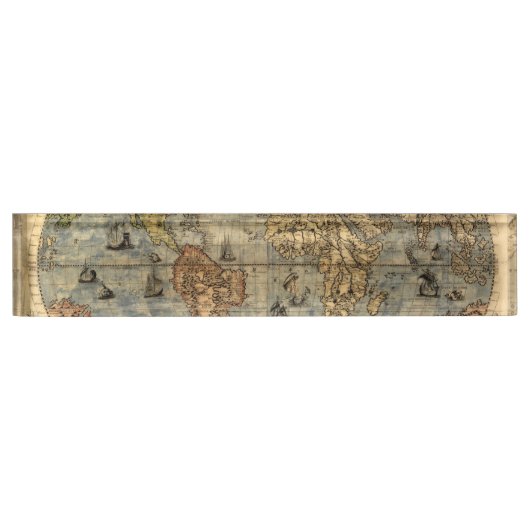 1565 Forlani AntiquevWeltkarte Renaissance Namensplakette (Vorderseite)