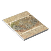 1565 Forlani AntiquevWeltkarte Renaissance Notizblock (angewinkelt)