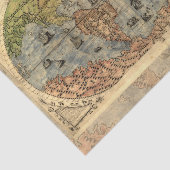 1565 Forlani AntiquevWeltkarte Renaissance Seidenpapier (Ausschnitt)