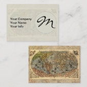 1565 Forlani AntiquevWeltkarte Renaissance Visitenkarte (Vorne/Hinten)
