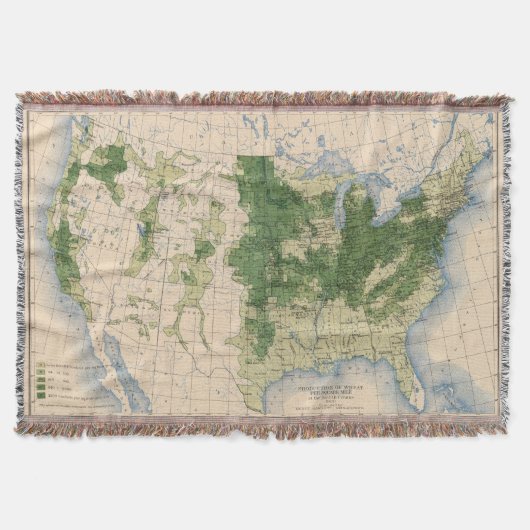 156 Wheat/sq Meile Decke (Vorderseite)