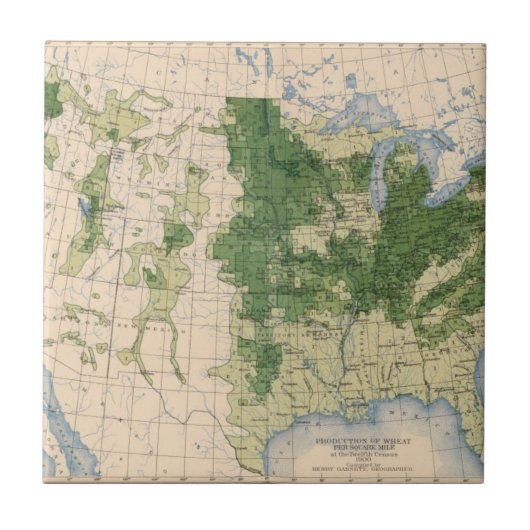 156 Wheat/sq Meile Fliese (Vorderseite)