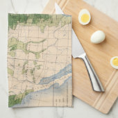 156 Wheat/sq Meile Handtuch (Viertel Falte)