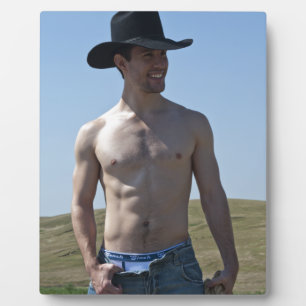 15746-RA Cowboy Fotoplatte