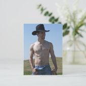 15746-RA Cowboy Postkarte (Stehend Vorderseite)