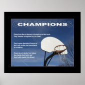 #157 (Matte) Basketball-Poster Poster (Vorne)