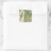 157 Weizen/Acre Quadratischer Aufkleber (Tasche)