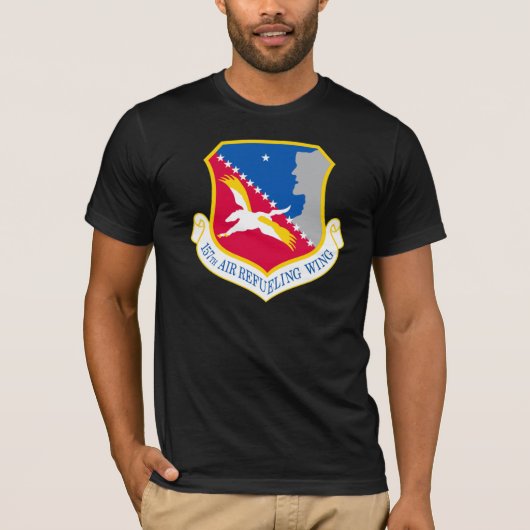 157th Luft-Brennstoffaufnahme-Flügel T-Shirt (Vorderseite)