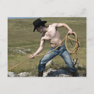 15807-RA Cowboy Postkarte