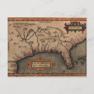 1584 La Florida Karte Postkarte