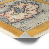 1584 Ortelius Karte von Kreta und 10 griechischen  Poster (Ecke)