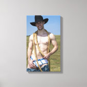 15867-RA Cowboy Leinwanddruck (Vorderseite)