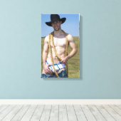 15867-RA Cowboy Leinwanddruck (Insitu (Holzboden))