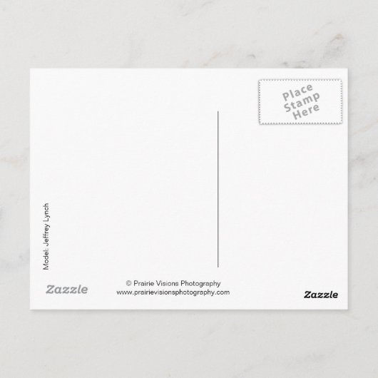 15867-RA Cowboy Postkarte (Rückseite)