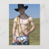 15867-RA Cowboy Postkarte (Vorderseite)