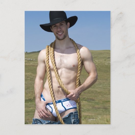 15867-RA Cowboy Postkarte (Vorderseite)