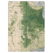 158 Oats/sq Meile Klemmbrett (Rückseite)