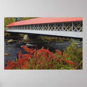 159-Fuß-Ashuelot Covered Bridge überspannt Poster