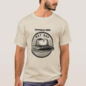 15.01. - Hat Day T-Shirt (Vorderseite)